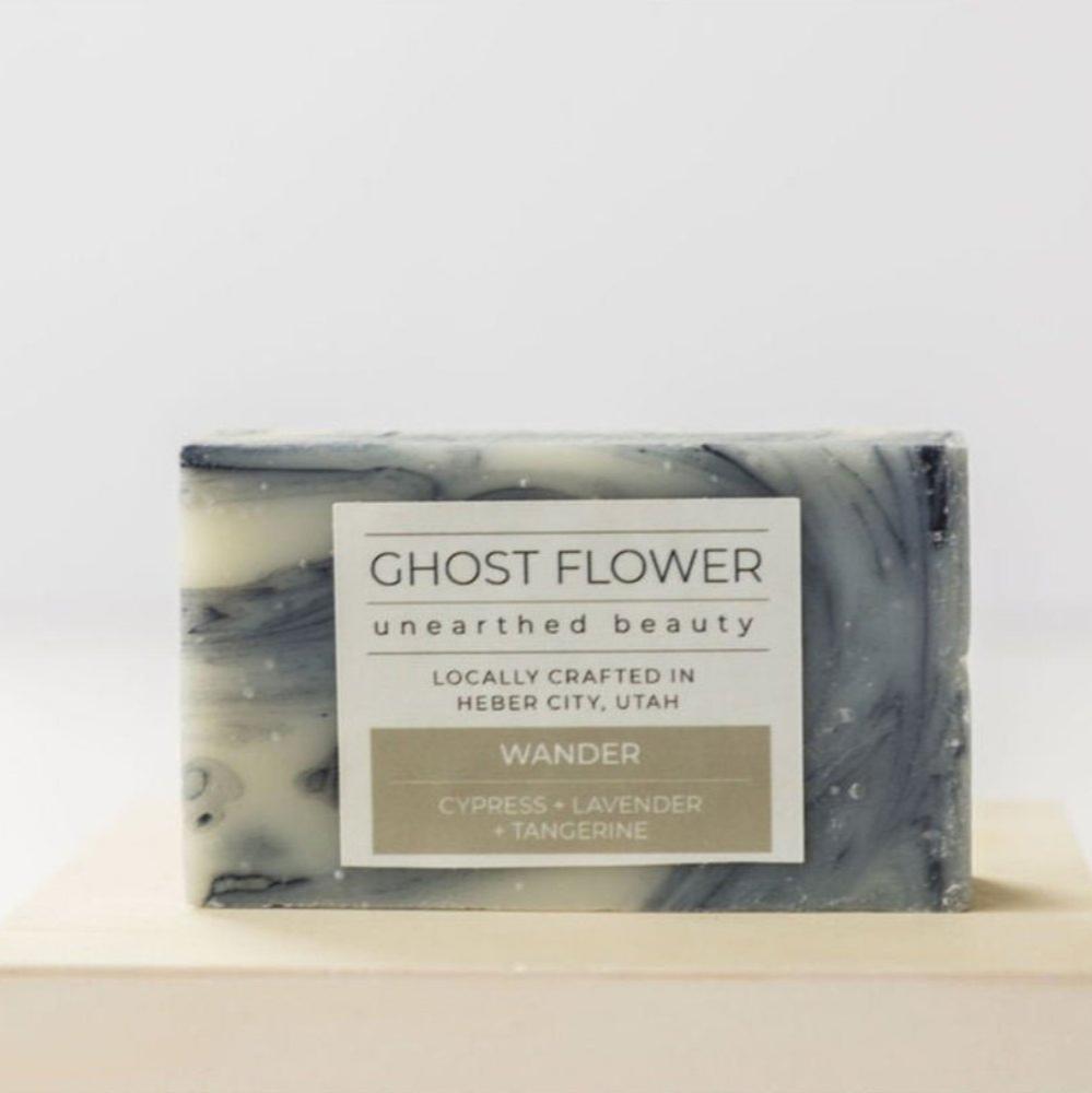 All Natural Bar Soap | Earthy Cypress + Lavender + Tangerine - Ghost Flower Beauty