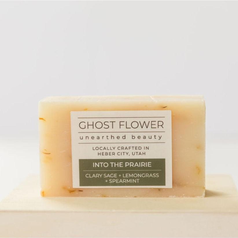 All Natural Bar Soap— Hand Poured Artisanal 'Into the Prairie' - Ghost Flower Beauty