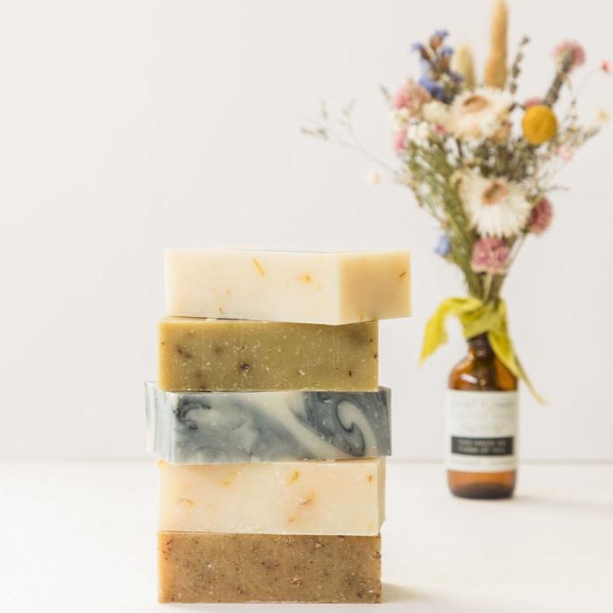 All Natural Bar Soap— Hand Poured Artisanal 'Into the Prairie' - Ghost Flower Beauty