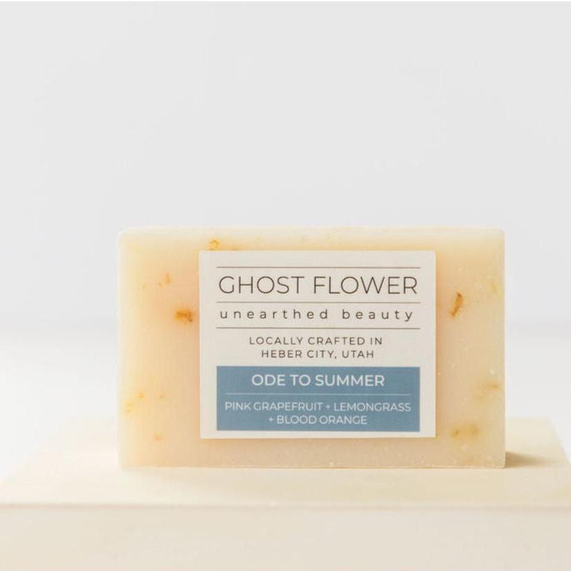 All Natural Bar Soap— Hand Poured Artisanal 'Ode to Summer' - Ghost Flower Beauty